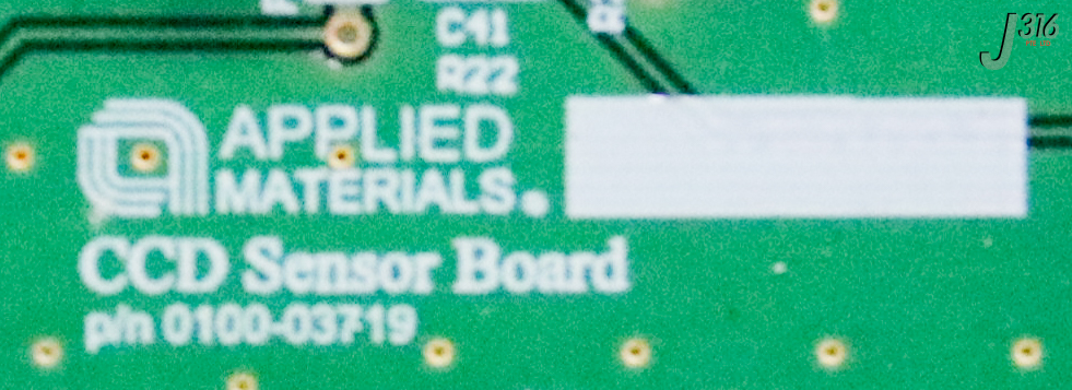 37043 APPLIED MATERIALS PCB, CCD SENSOR BOARD 0100-03719 | eBay